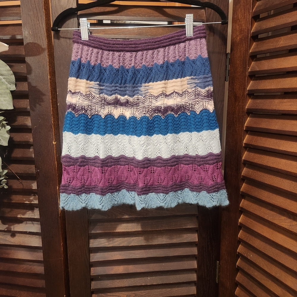 Missoni Multicolor Textured A-Line Skirt